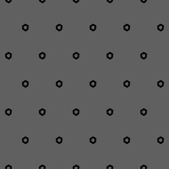 Vector. The texture of the contour hexagon. Monochrome, black and white, grey  geometric seamless pattern. Mosaic abstract background. Hexagonal repeating hand drawn geometric polygon texture.