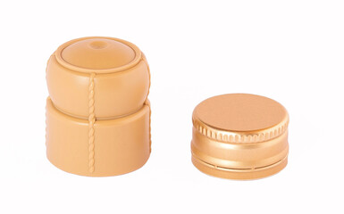 plastic metal corks and caps for bottles