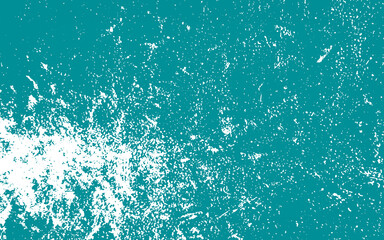 Grunge texture effect. Distressed overlay rough textured. Abstract vintage monochrome. White isolated on blue background. Graphic design element halftone style concept for banner, flyer, poster, etc