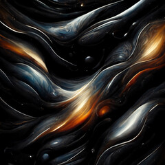 Space stars abstract bright dark background