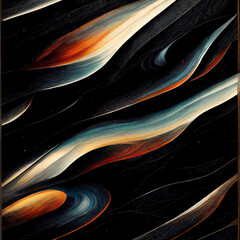 Space stars abstract bright dark background