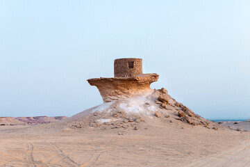 Mystery Village at Zekreet in the desert, Qatar
