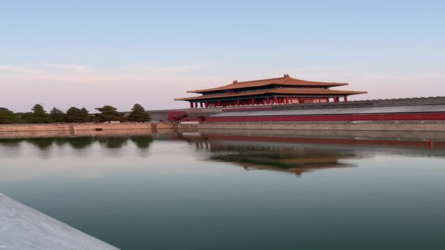 Douve de la Cit&eacute; Interdite &agrave; P&eacute;kin - Chine	