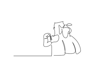 couple who buys a house, car shows keys and happily hugs and laughs