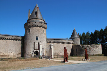 medieval castle in blain (france) 