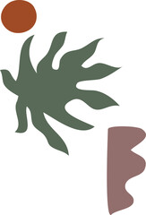 Cute and Modern Morocco landscape inspired  and decorative modern form