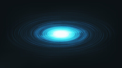 Light Circle Spiral Black hole on Galaxy background with Milky Way spiral,Universe and starry concept design,vector