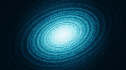 Glowing Spiral Black hole on Galaxy background with Milky Way spiral,Universe and starry concept desig,vector