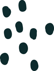 Minimalist abstract Boho art shapes, nature art shapes style