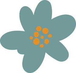 Minimalist abstract nature art shapes . Pastel color doodle