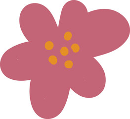 Minimalist abstract nature art shapes . Pastel color doodle