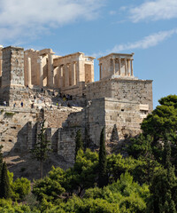 Fototapeta premium View of the Acropolis in Athens Greece