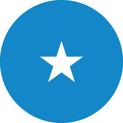 Circle flag vector of Somalia.