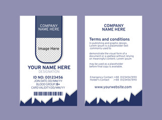 ID card Design vector