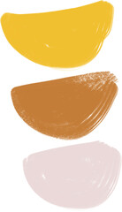 Abstract brushes stroke art