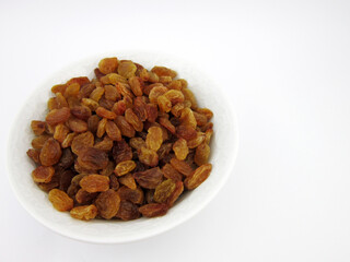 bowl of raisins
