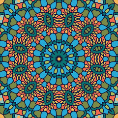 Abstract festive colorful floral vector ethnic tribal pattern and Doodle vintage Violet lace Doodle Ethnic Festive Abstract Vector Pattern