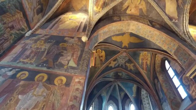 Byzantine frescos in Lublin, Poland