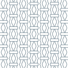 Repeating vector pattern in geometric ornamental style. 