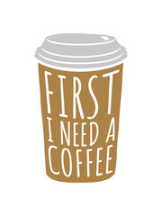 First I need Coffee 