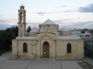 Fototapeta premium The beautiful village of Peristerona in the province of Nicosia, in Cyprus 