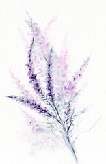 Naklejka premium Abstract art background with watercolor flowers. Not isolated