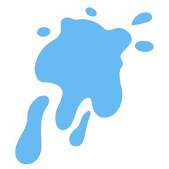 Spray paint . Colorful illustration of splashes, liquids of decorative shapes. cartoon illustration isolate on white background