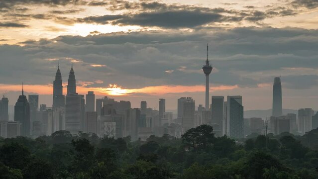 Aerial view of the north Selangor flood following heavy rainfall. Taman Sri Muda was one of the areas worst hit by floods.