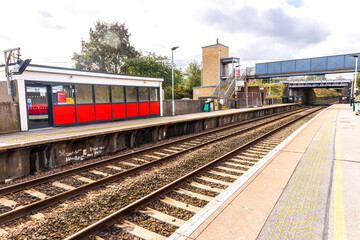 Fototapeta na wymiar Train Station Platform