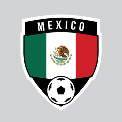 Mexico Shield Team Badge for Football Tournament