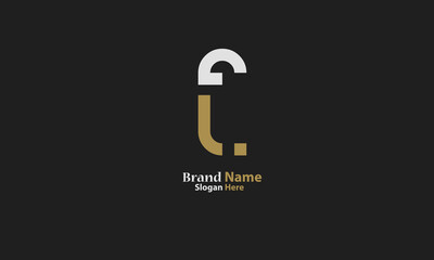 Alphabet letters Initials Monogram logo FL, LF, F and L