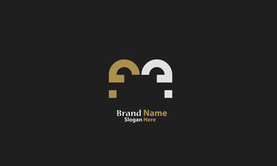 Fototapeta premium Alphabet letters Initials Monogram logo FF, F and F