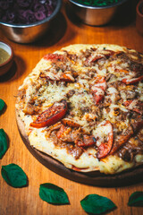 Comida, pizzeria y hamburguesas