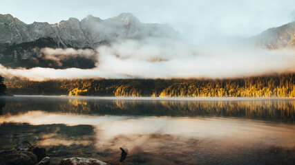 Mountain landscape in Bavaria