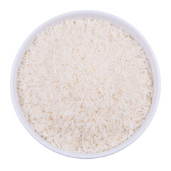  Jasmine rice in white ceramic bowl