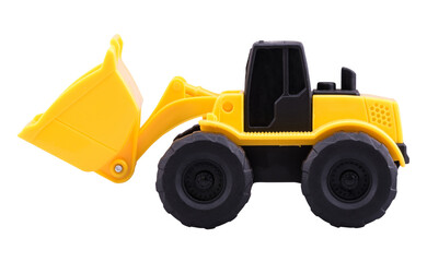 Obraz na płótnie Canvas Heavy duty construction Tractor toy 