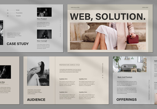 Web Solution Presentation Layout