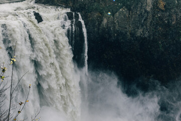Snoqualmie Falls waterfall, Pacific Northwest Washington State