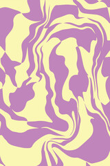 Abstract Retro seamless background with waves marble effect 