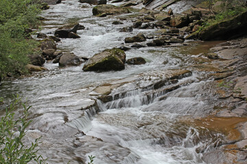 movimenti dell'acqua; torrente Travignolo, Val di Fiemme