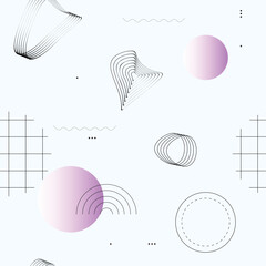 Abstract future geometry shapes andgradients pattern