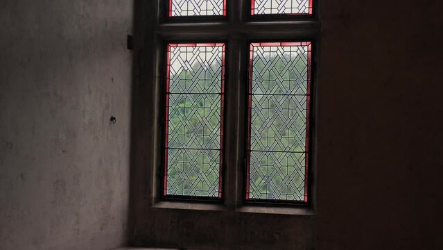 View from a window in the Karsten Castle in Czech Republic