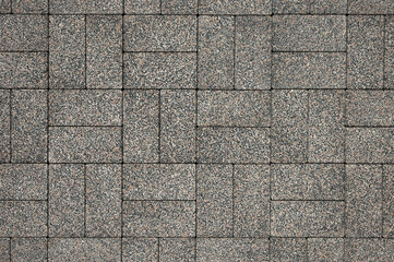 decorative tiles for the sidewalk. in the photo, a sidewalk tile in close-up
