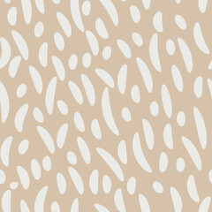 Vector seamless beige simple pattern