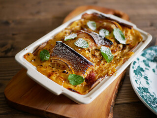 カステラフルーツグラタン