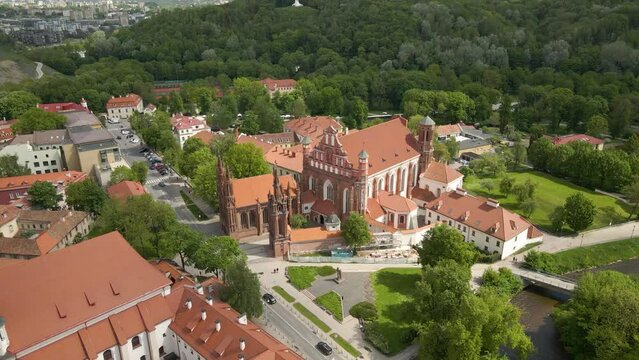 Churches of St. Anne, Church of St. Francis and St. Bernard in Vilnius, Lithuania