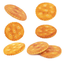 Round salted cracker