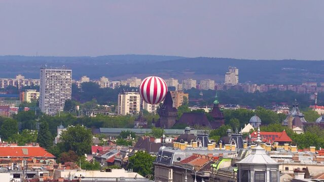 Mongolfiera panoramica di Budapest