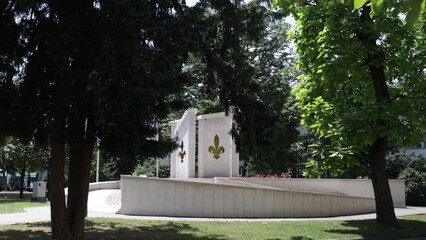 Monument of the fallen army soldiers of Bosnia and Herzegovina - Powered by Adobe