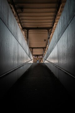 Train station underpass